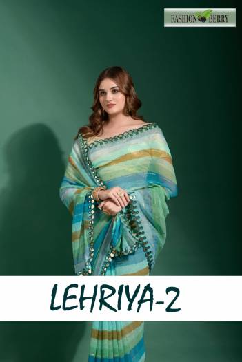 LEHRIYA VOL-2 BY FASHION BERRY HEAVY  SMOOTH SAREES  